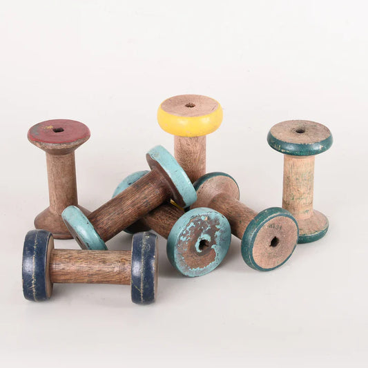 Wooden Painted Bobbins