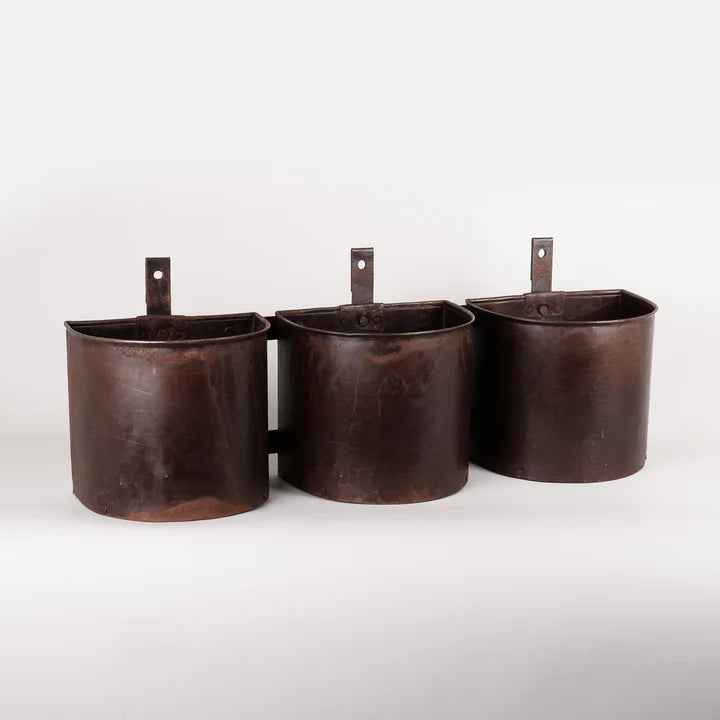 Iron wall Planter - Single, Double and Triple