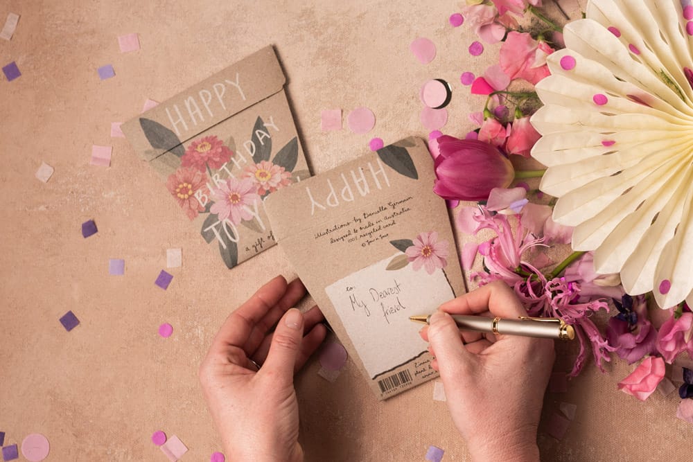 Sow 'n Sow Gift of Seeds - Happy Birthday Zinnia