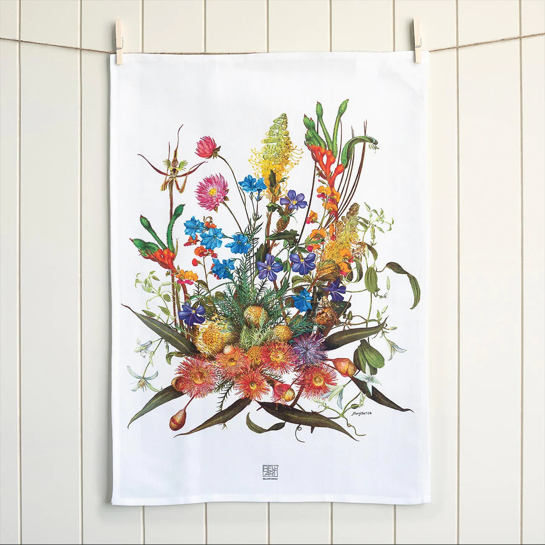 Bell Art Australian Art Tea Towel - 6 Designs