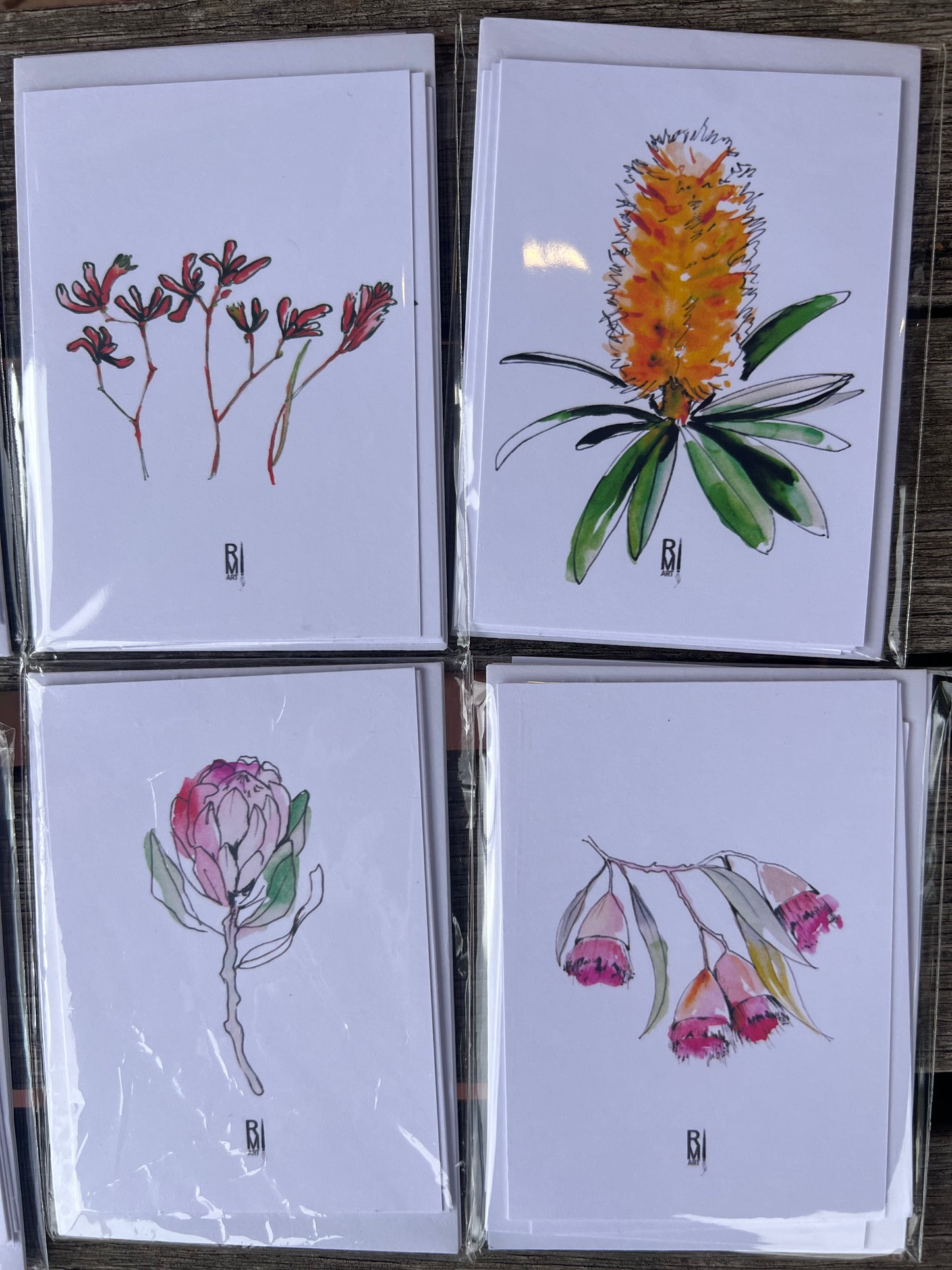 Richard Maxwell Art - Botanical Cards