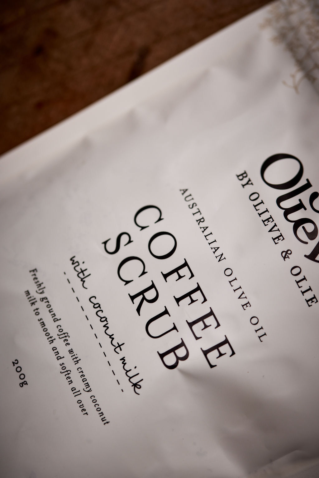 Olieve & Olie Coffee Scrub - Latte