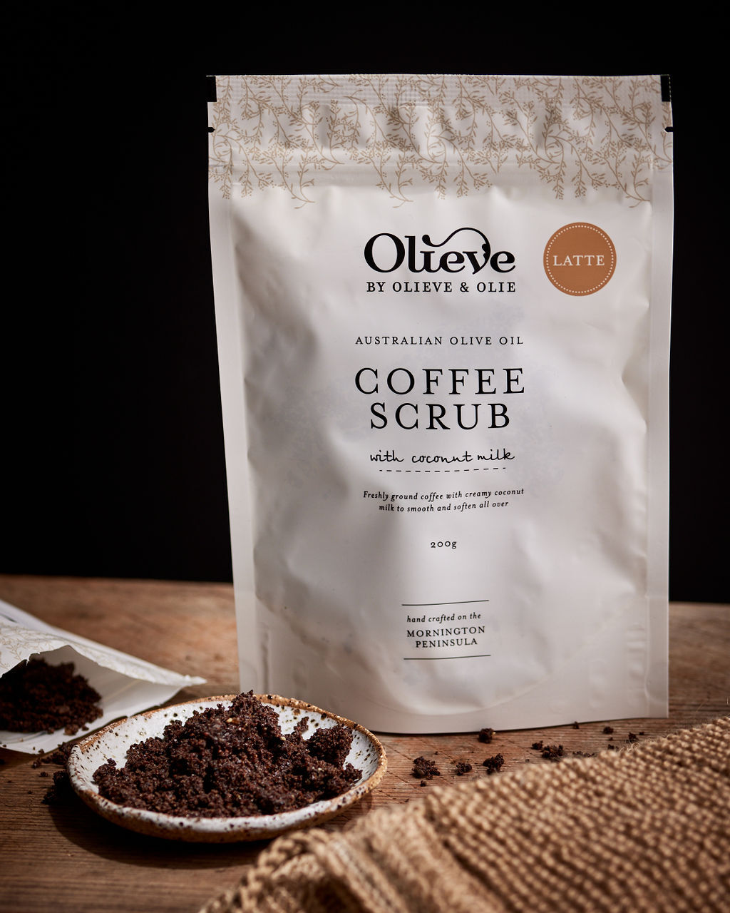 Olieve & Olie Coffee Scrub - Latte