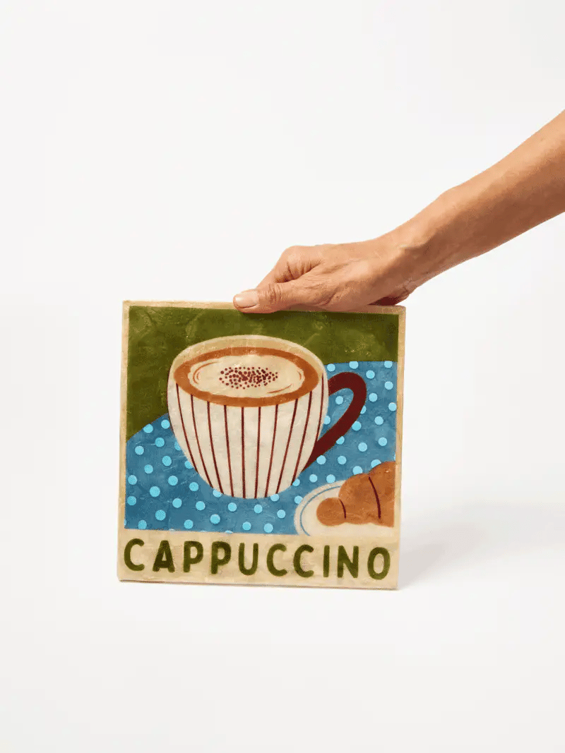 Jones & Co Barista Wall Art - Cappuccino