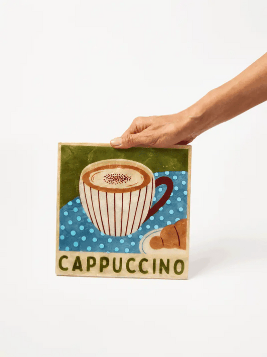 Jones & Co Barista Wall Art - Cappuccino