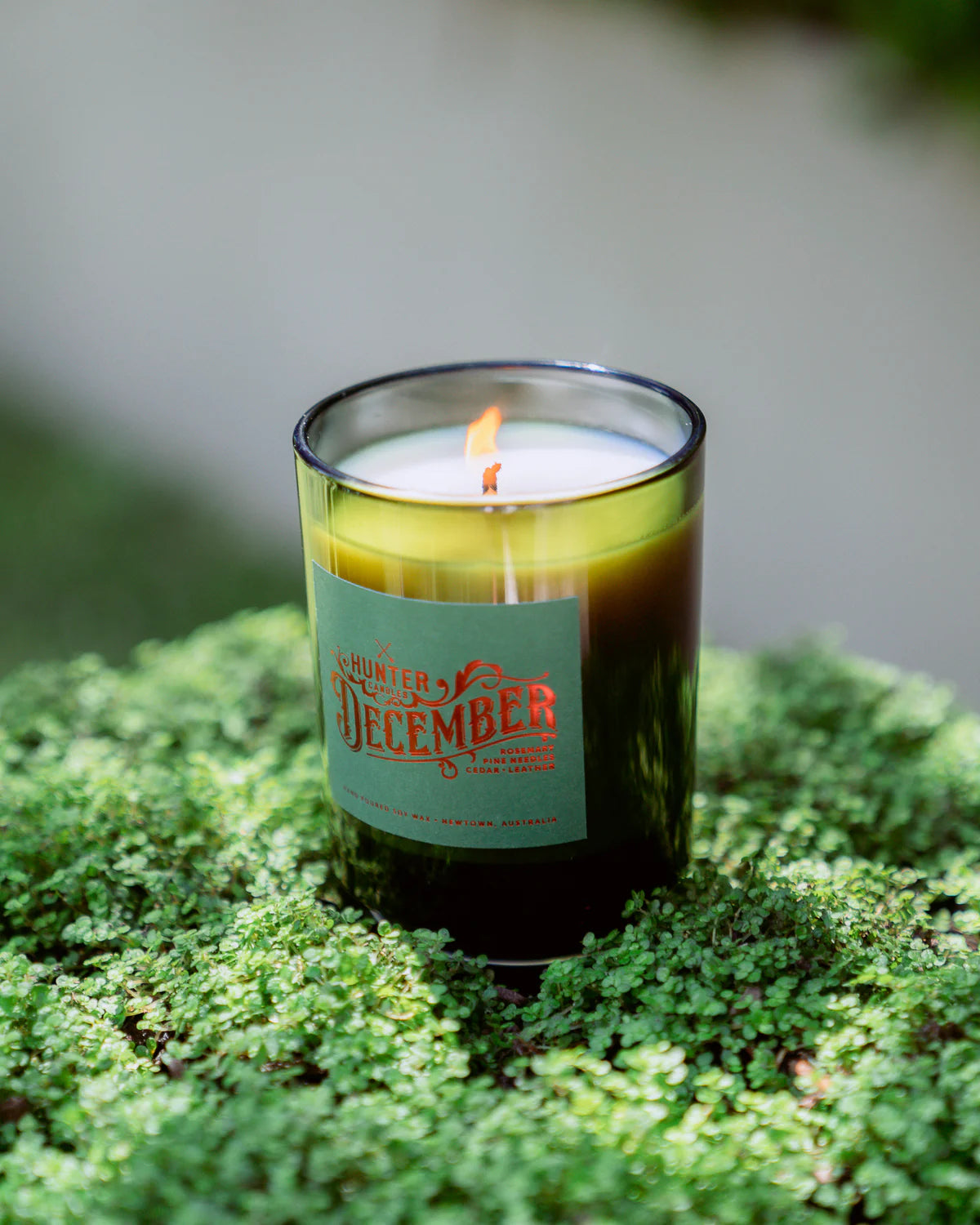 Hunter Christmas Candle - December