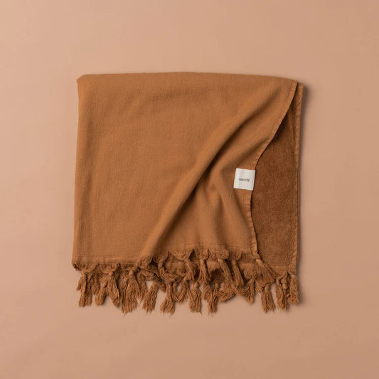 Saarde Vintage Wash Towel - Terracotta