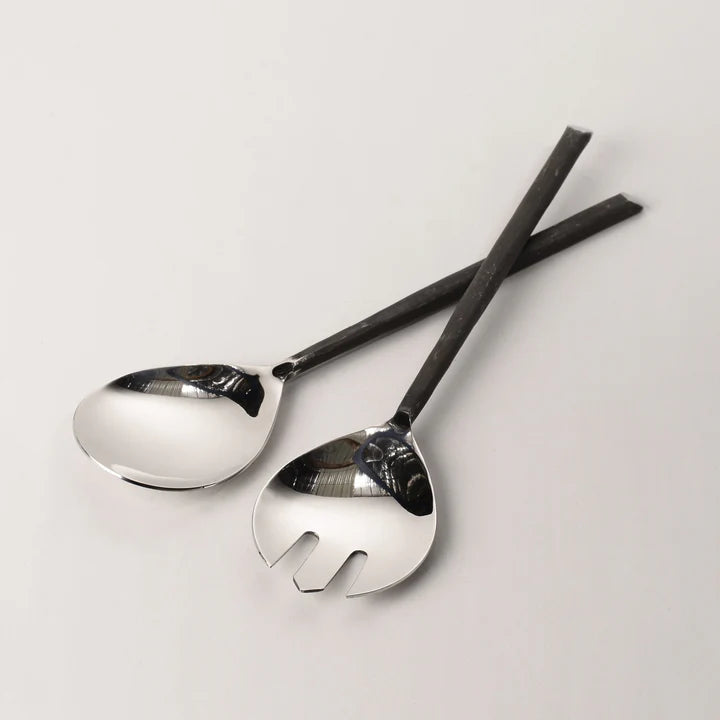 Servers - Stainless Steel with Burnished Handles