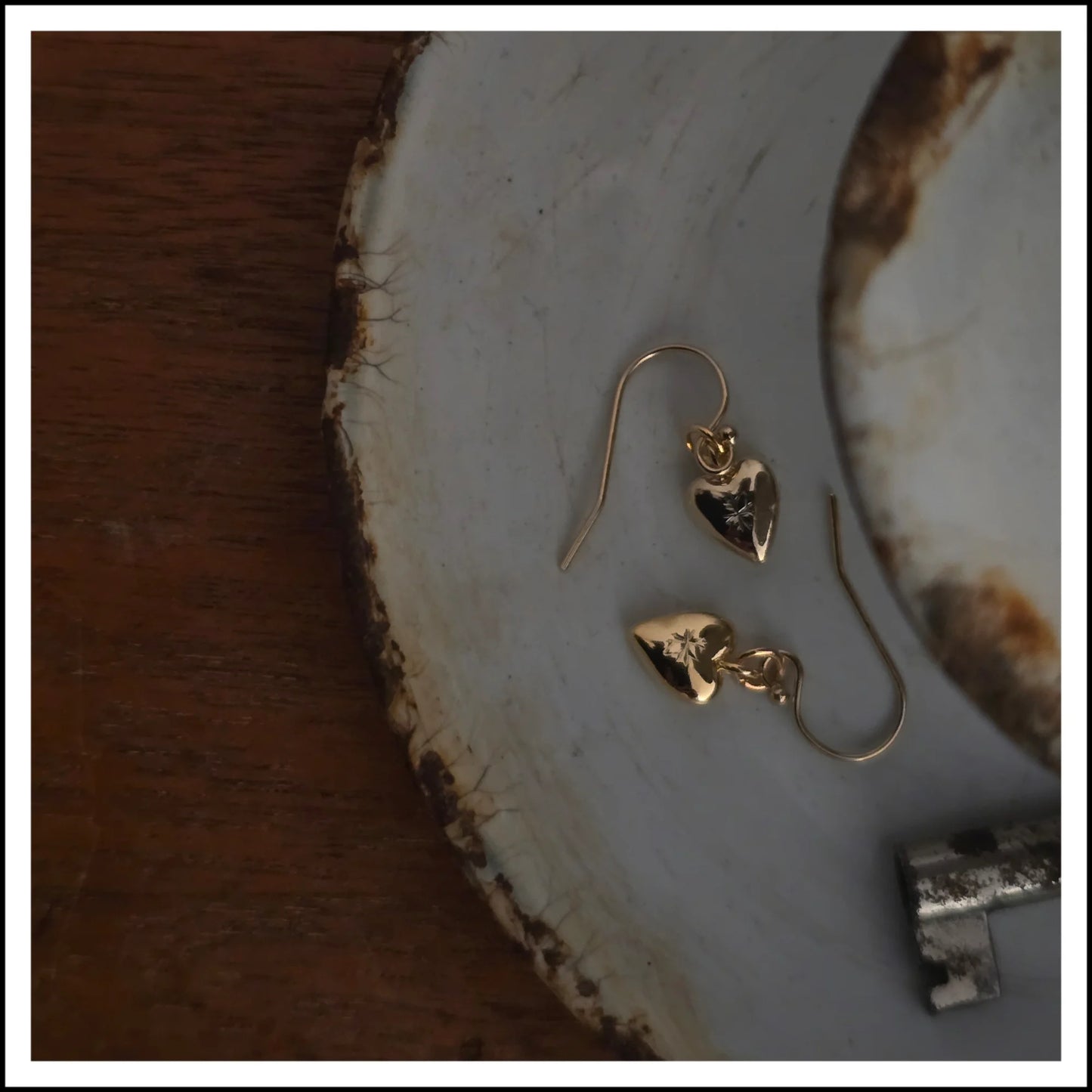 Paird Radiant Heart Earrings