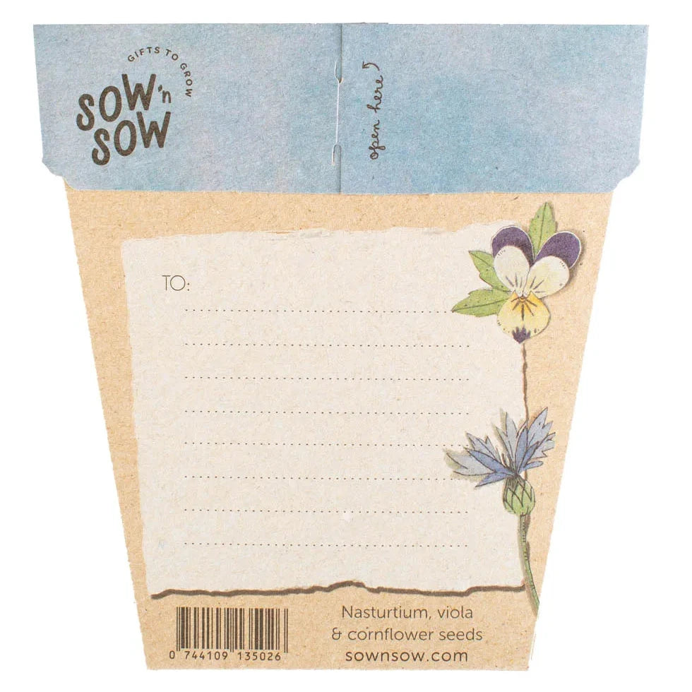 Sow 'n Sow Gift of Seeds - Culinary Flowers