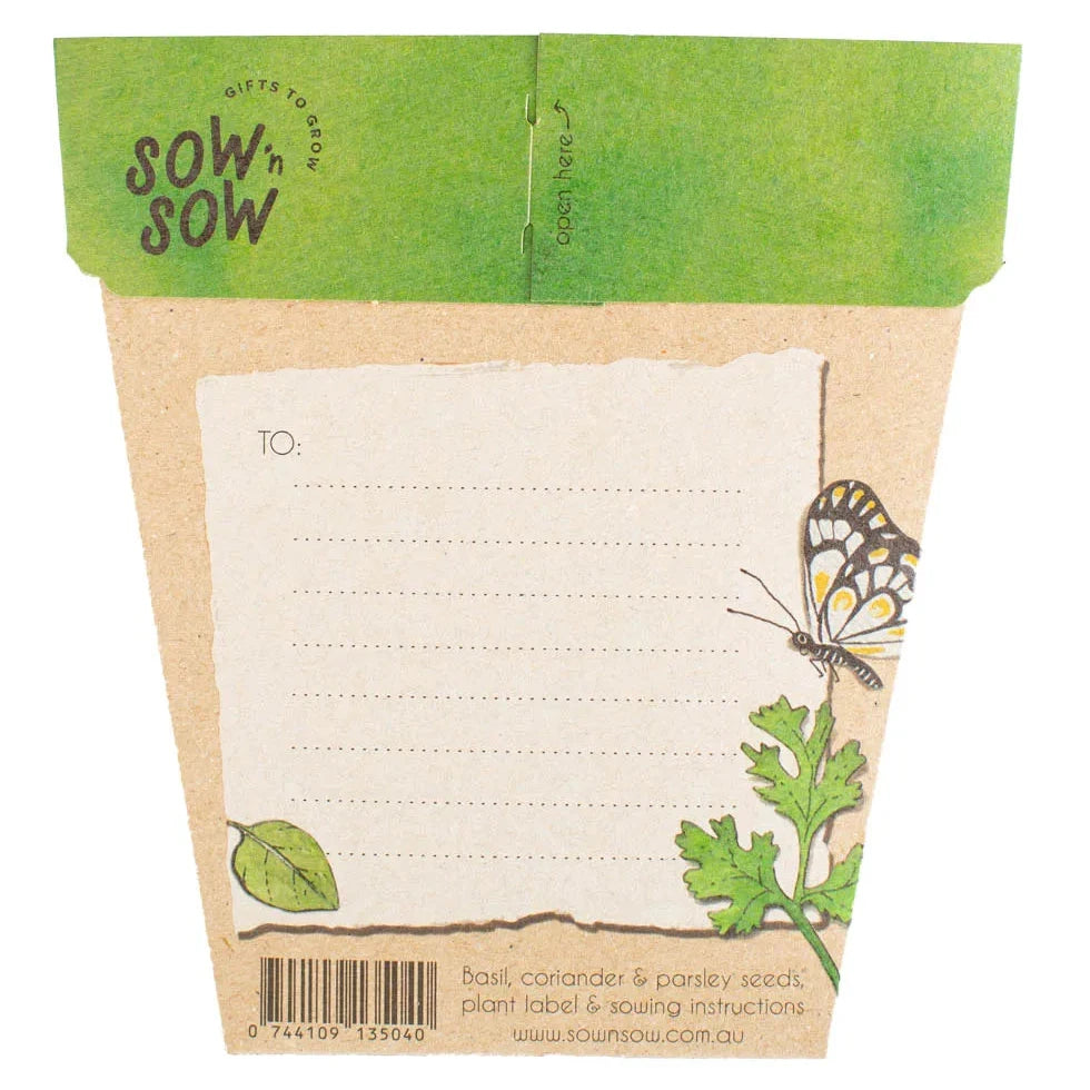 Sow 'n Sow Gift of Seeds - Trio of Herbs