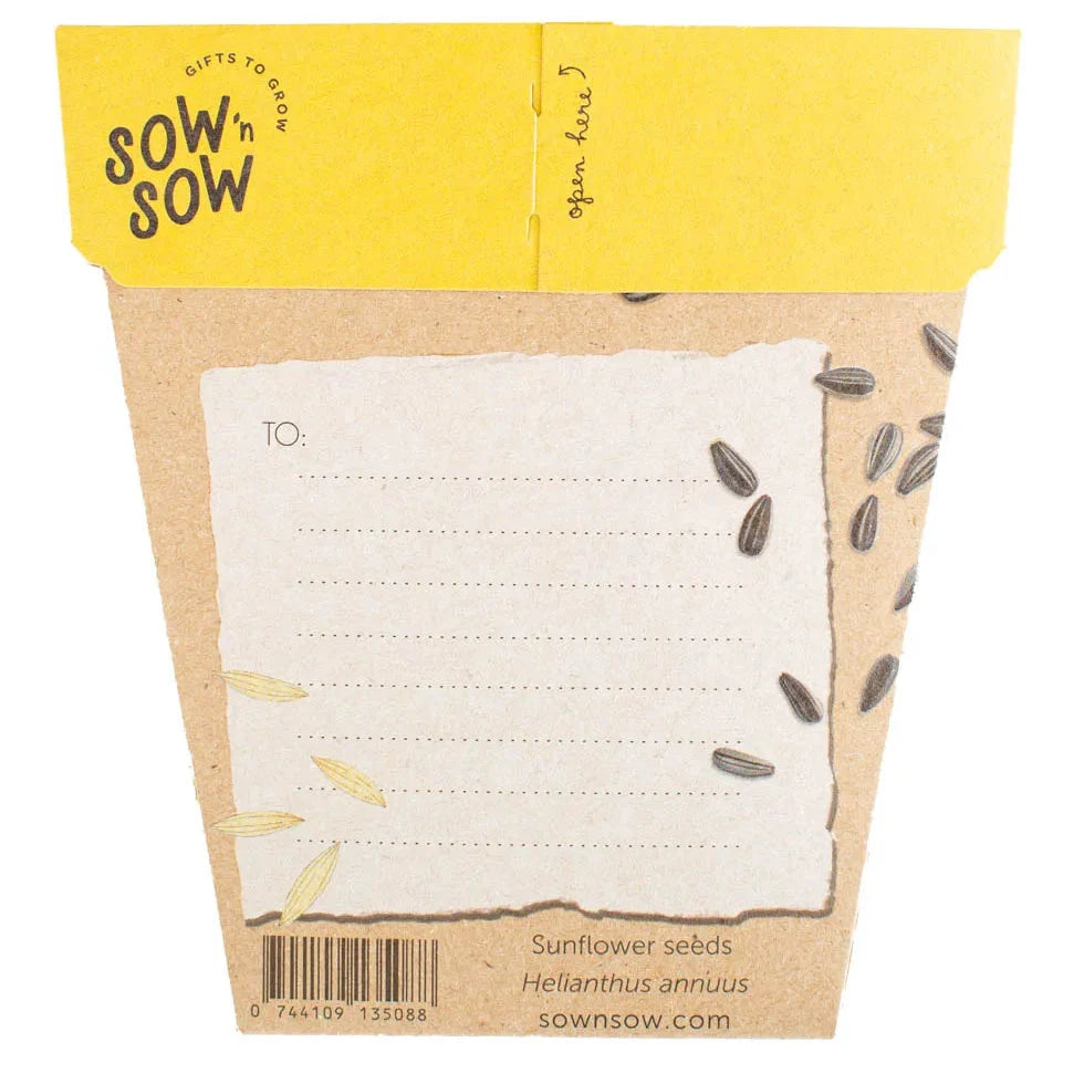 Sow 'n Sow Gift of Seeds - Sunflowers