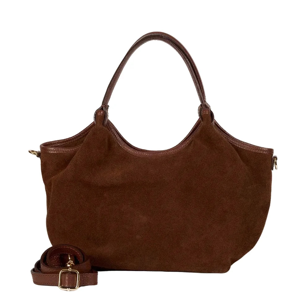 Maison Fanli Hector Suede Leather Bag - Petit