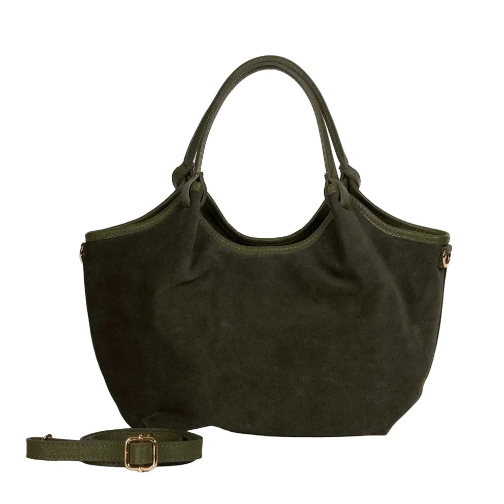 Maison Fanli Hector Suede Leather Bag - Petit