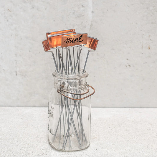 Copper Label Set of 10