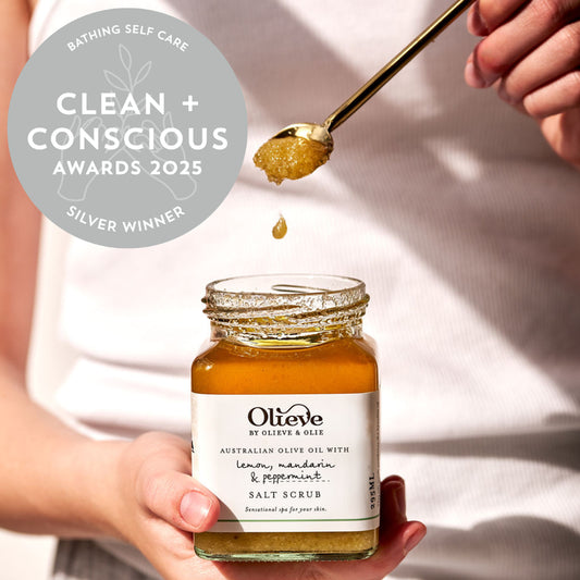 Olieve & Olie Salt Scrub Jar