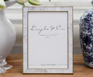 Gold Plated and Mother of Pearl Frame
