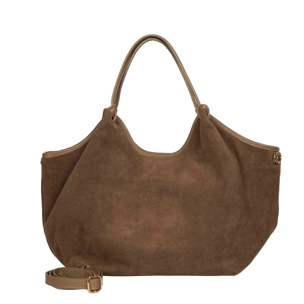 Hector Suede Leather Bag - large