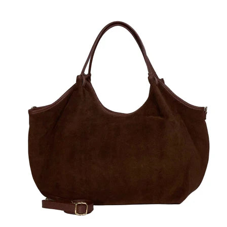 Hector Suede Leather Bag - large