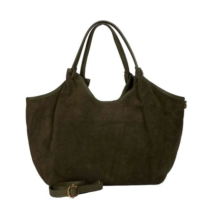 Hector Suede Leather Bag - Small