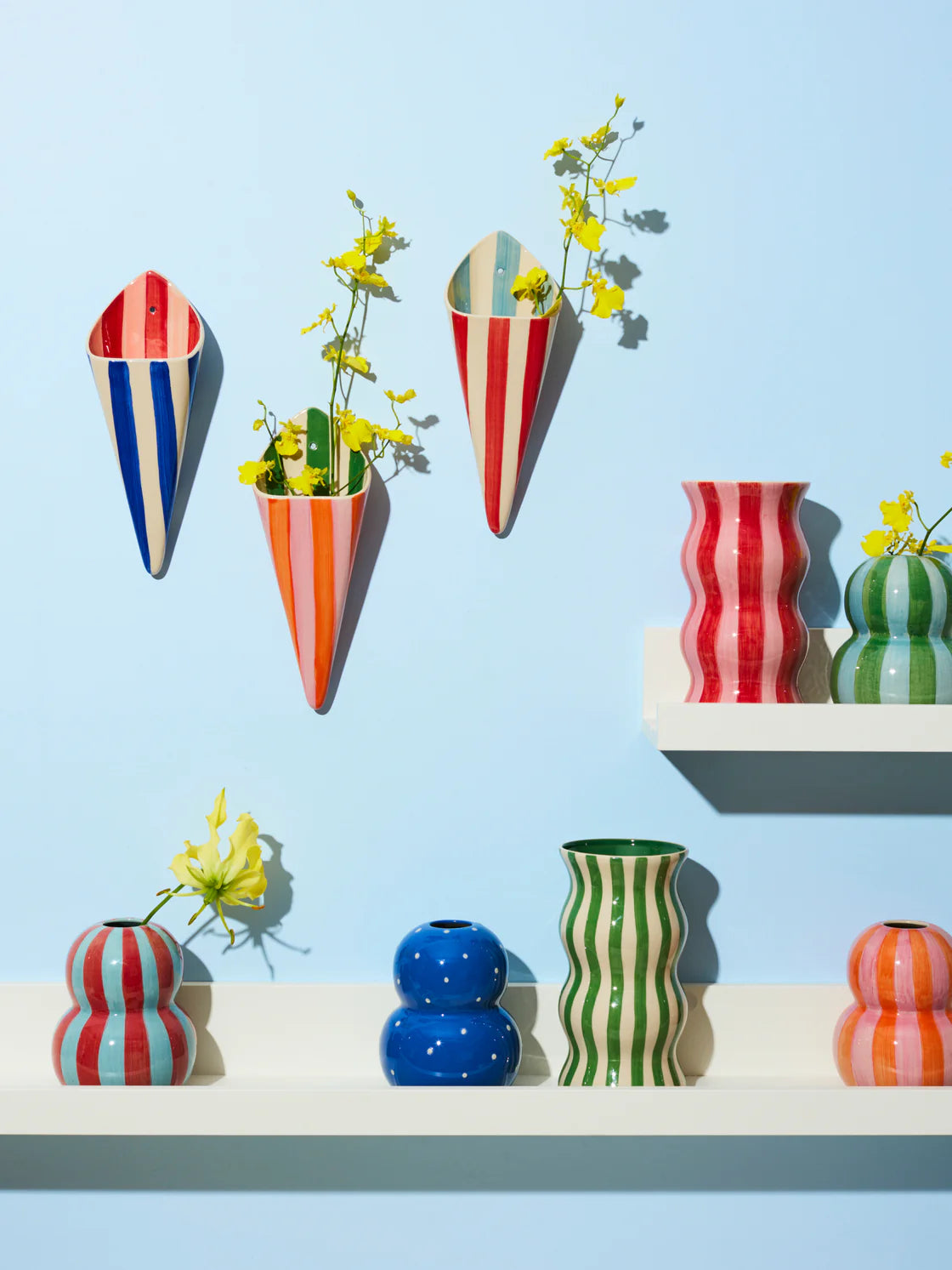 Jones & Co Folly Wall Vases