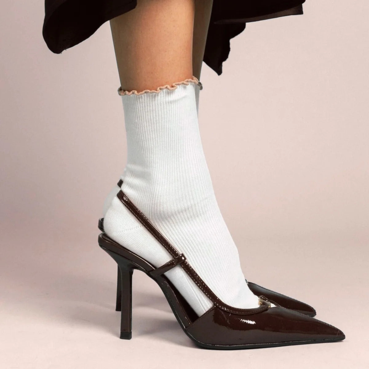 Klue Ruffle organic cotton socks