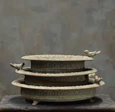 Paloma Shallow Dish with Bird