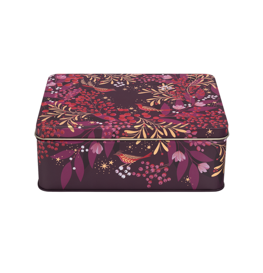 Berry Wreath Biscuit Tin by Sara Miller