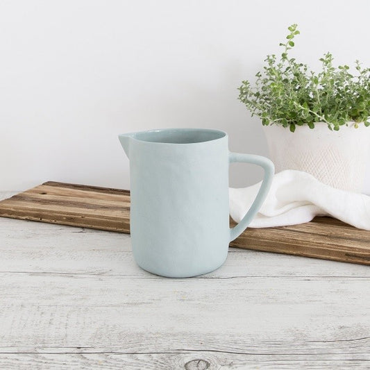 Flax ceramic milk jug