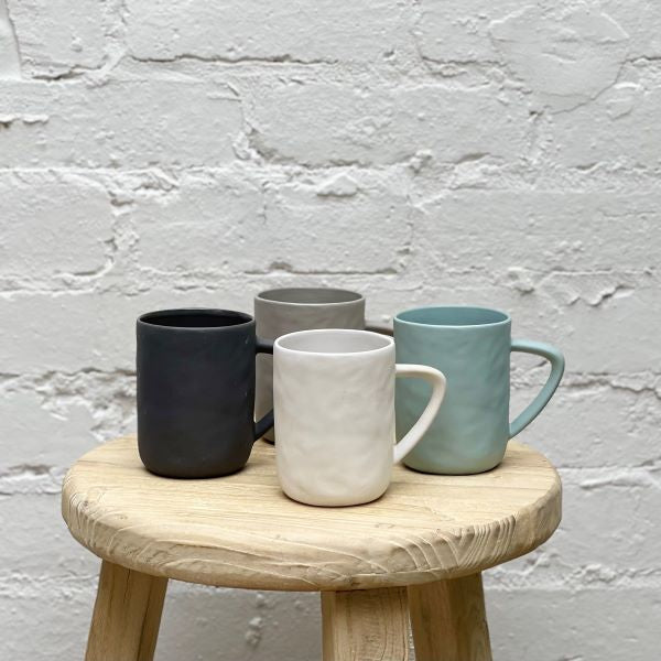Flax Ceramic Mugs 10 cm