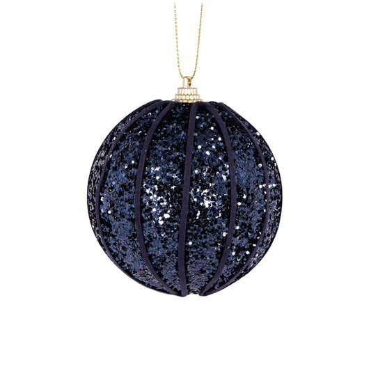 Midnight Blue Segment Bauble