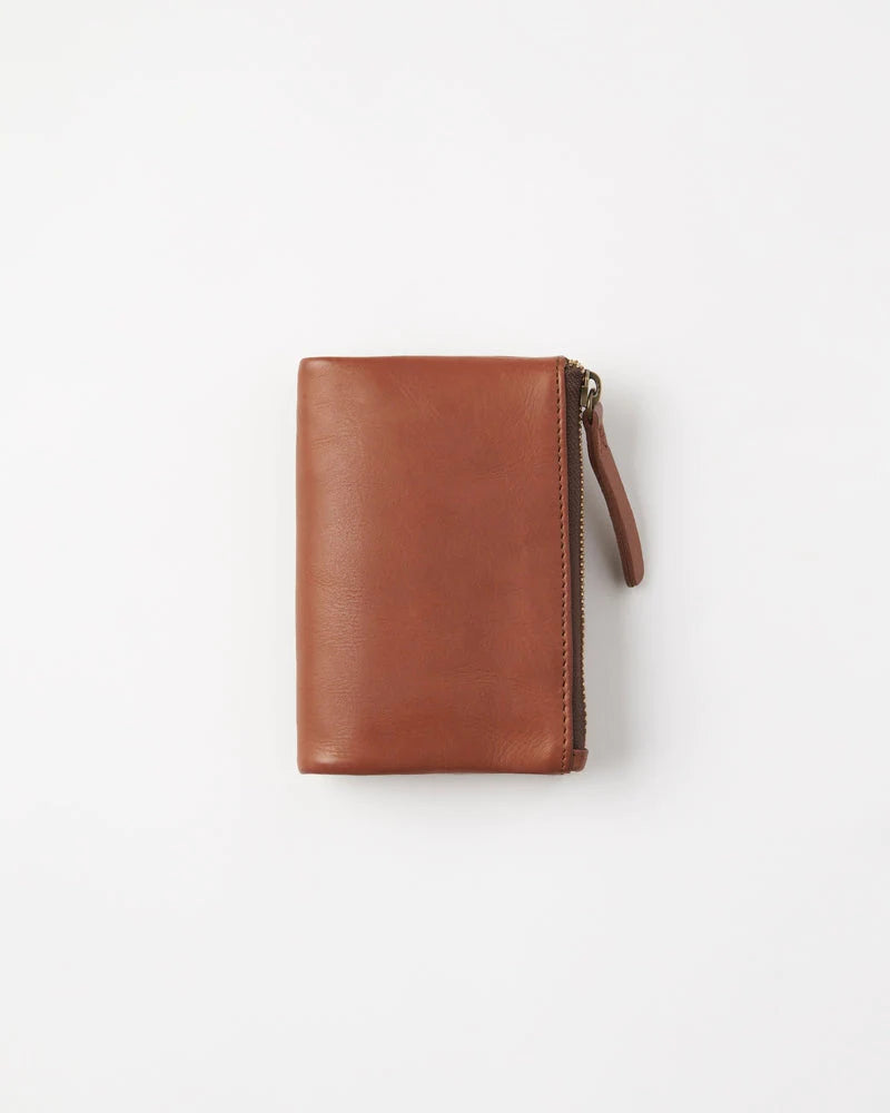 JUJU & Co Leather Large Capri Wallet - Cognac