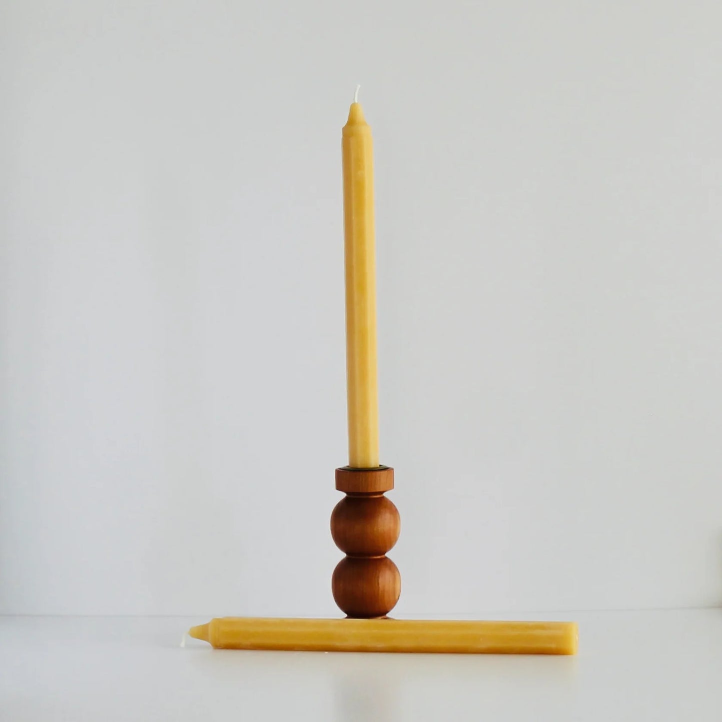 Octagon Taper Beeswax Candles by ANN Studio