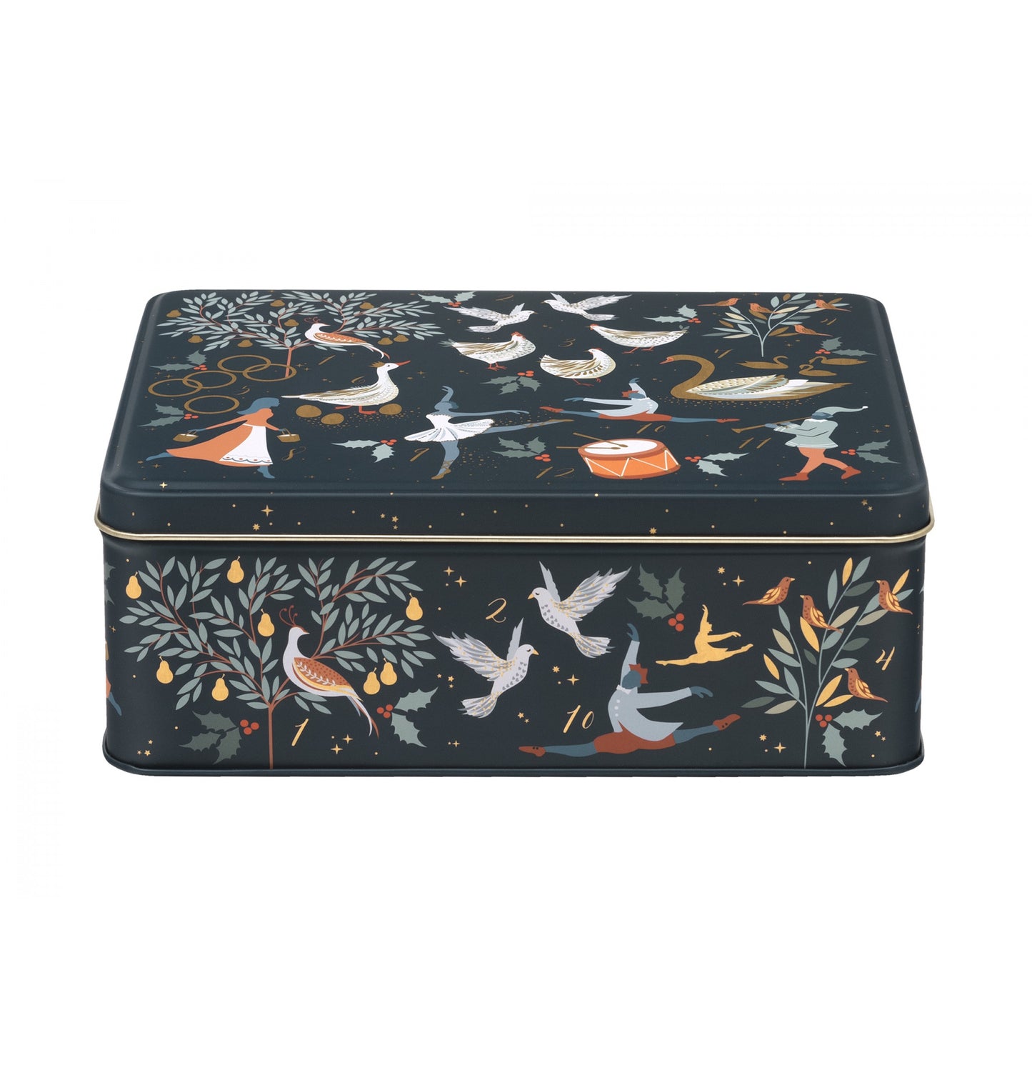 12 Days of Christmas Biscuit Tin by Sara Miller