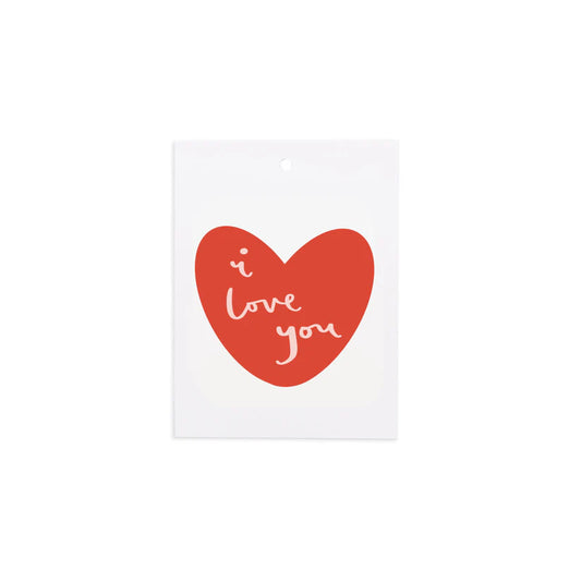 I Love You Gift Tag