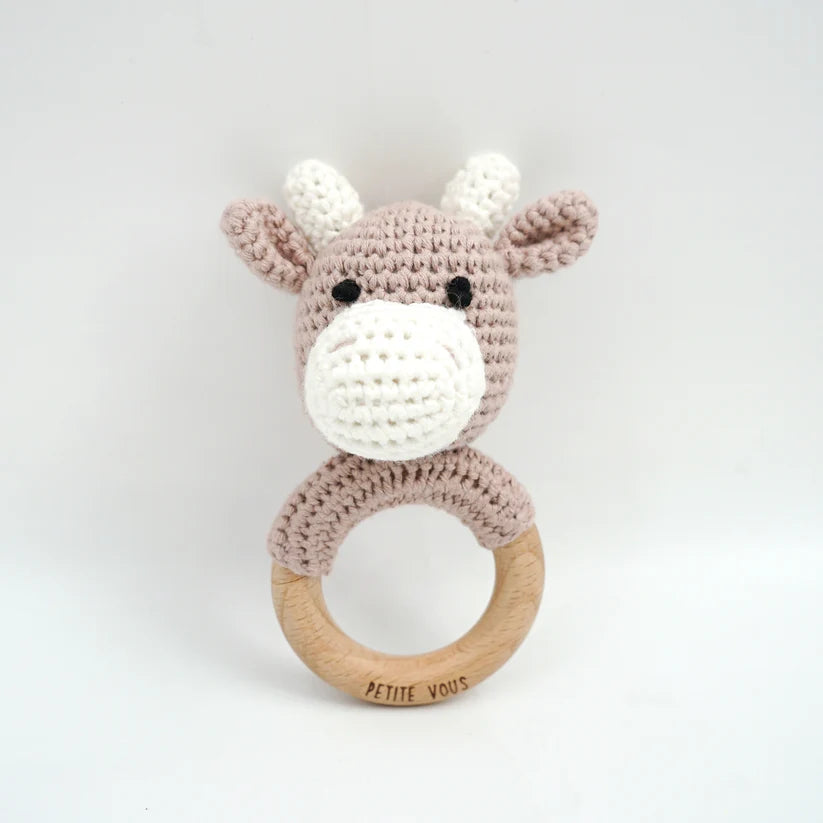 Petite Vous Crochet Ring Rattle - Cute designs
