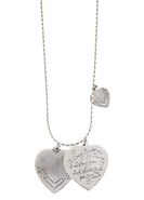 Gas Bijoux Love Pendant Necklace - Silver