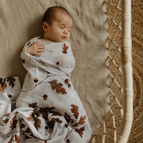 Snug as a Bub Oak in Autumn Swaddle