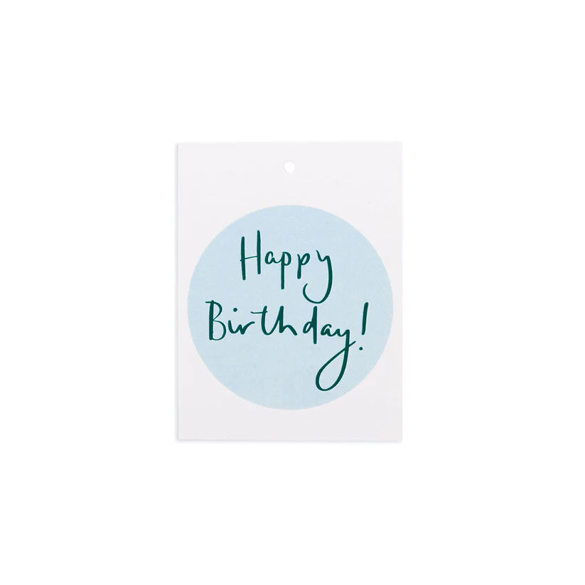 Happy Birthday Gift Tag (Blue)