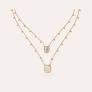 Gas Bijoux OVO Mother of Pearl Scapilaire Gold necklace