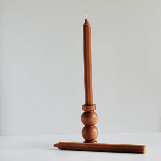 Octagon Taper Beeswax Candles by ANN Studio