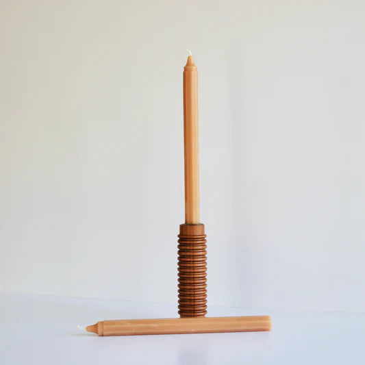 Octagon Taper Beeswax Candles by ANN Studio