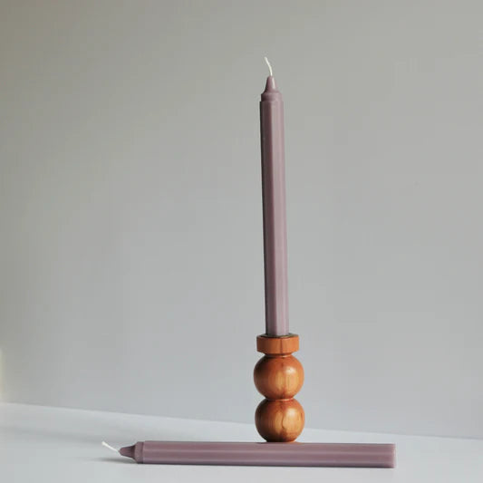 Octagon Taper Beeswax Candles by ANN Studio