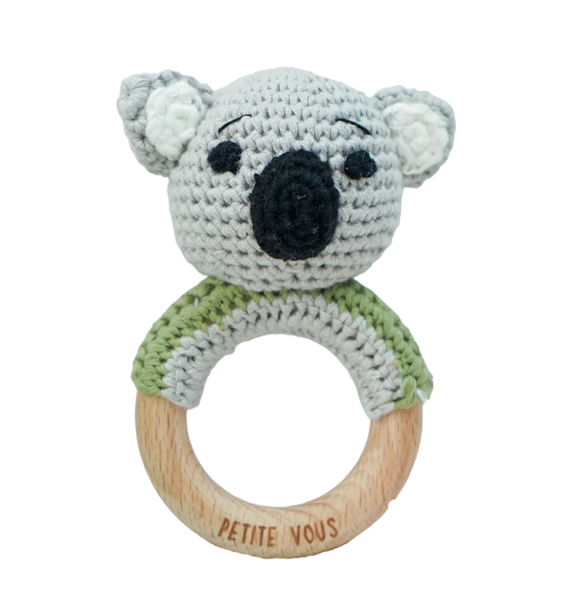 Petite Vous Crochet Ring Rattle - Cute designs