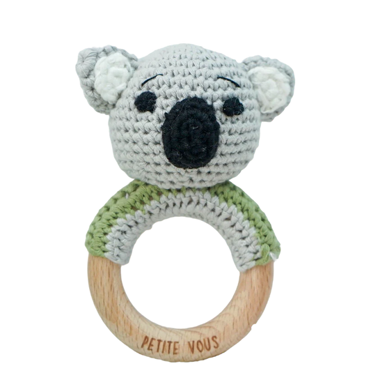 Petite Vous Crochet Ring Rattle - Cute designs