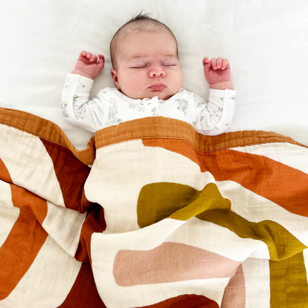 Snug as a Bub Bohemian Rainbow Snuggly Baby Blanket