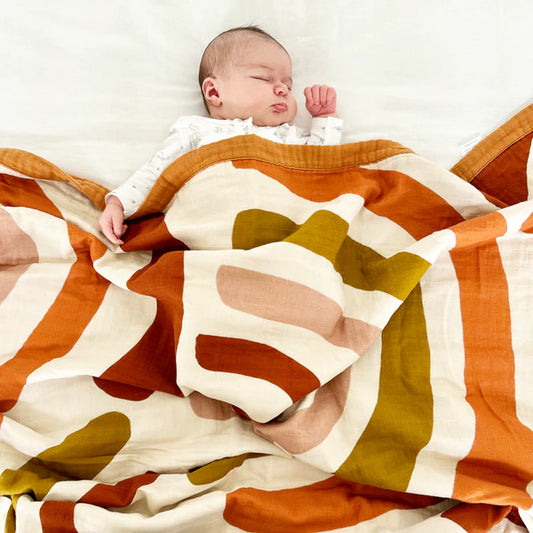 Snug as a Bub Bohemian Rainbow Snuggly Baby Blanket