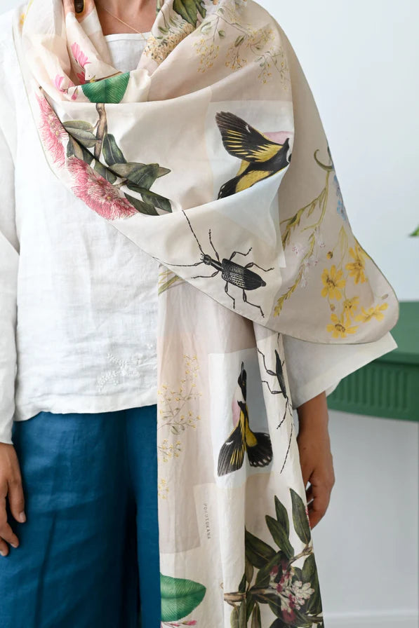 Lazybones Silk & Cotton Scarves