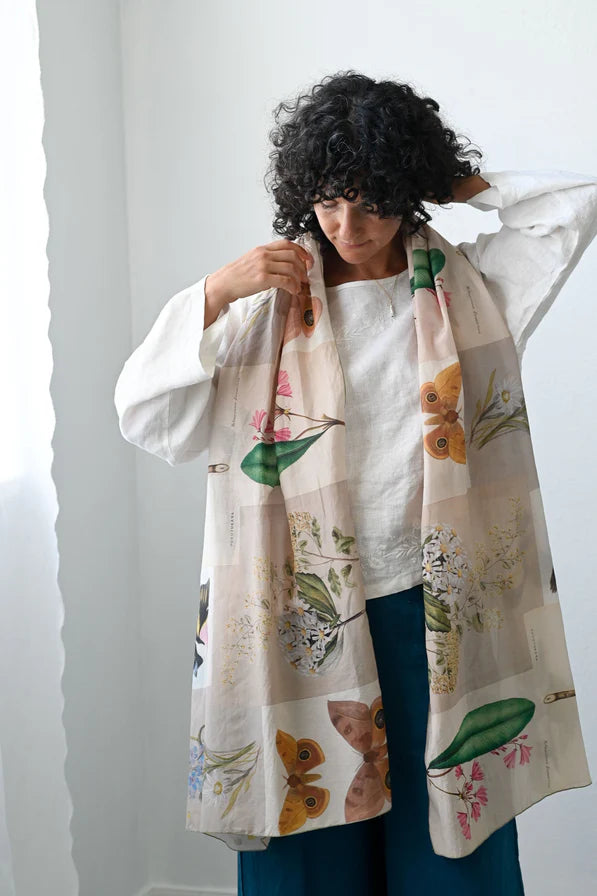 Lazybones Silk & Cotton Scarves