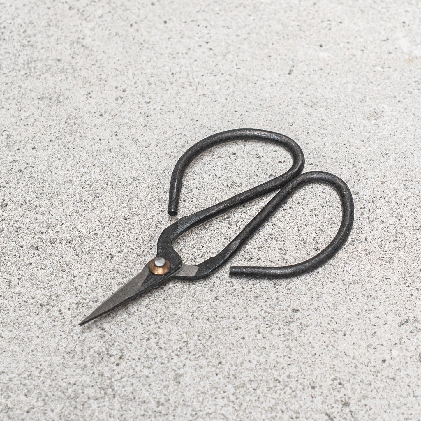 Scissors in a Leather Pouch